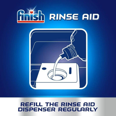 Combo 2 chai Nước Làm Bóng Chén Bát Finish Rinse & Shine Aid - 400ML/chai
