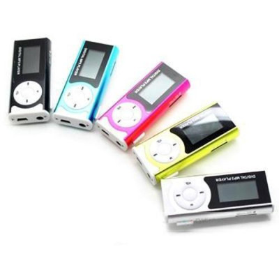 Máy Nghe Nhạc Mp3 Có Màn Hình LCD, Earphone Đọc Thẻ Nhớ Và Loa Ngoài Thời Trang