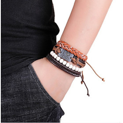 Combo vòng đeo tay Phong cách Euro Vintage, chủ đề Tình yêu thiên chúa, cá tính và nổi bật.