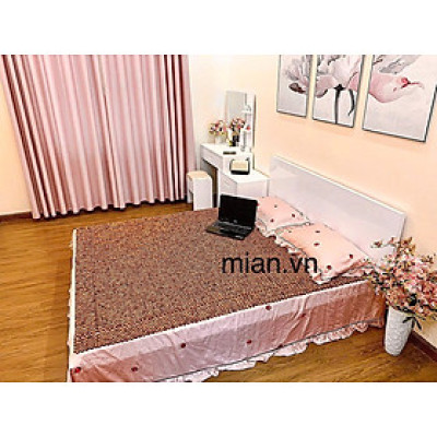 Chiếu Hạt Gỗ Hương Cao Cấp - Kích Thước 1,8mx2m hạt 1.6cm ( video , hình thật )