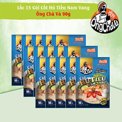 Lốc 15 Gói Cốt Hủ Tiếu Nam Vang Ông Chà Và 90gr (Nam Vang rice noodle soup base)