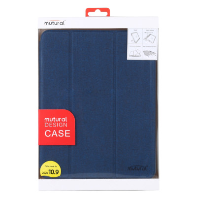 Case bao da chống sốc canvas cho iPad Air 4 / Air 5 M1 10.9 inch hiệu Mutural Yashi Series trang bị ngăn đựng bút, thiết kế tản nhiệt, hỗ trợ smartsleep - hàng nhập khẩu