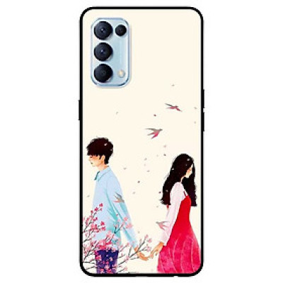 Ốp lưng dành cho Oppo Reno 5 mẫu Anime Boy Girl