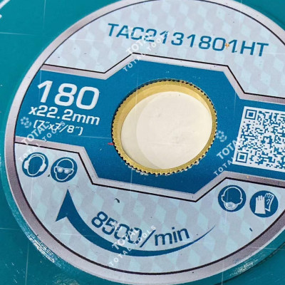 ĐĨA CẮT SIÊU MỎNG SIZE 115MM, 125MM, 180MM TOTAL TAC2131151HT, TAC2131251HT, TAC2131801HT - HÀNG CHÍNH HÃNG