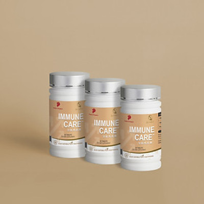 Combo Siêu Ưu Đãi Viên Uống Bổ Sung Vitamin C Immune Care QN Wellness Tăng Cường Hệ Hô Hấp, Hỗ Trợ Khả Năng Miễn Dịch & Sức Khỏe Cơ Thể - Hộp 60 Viên x 3