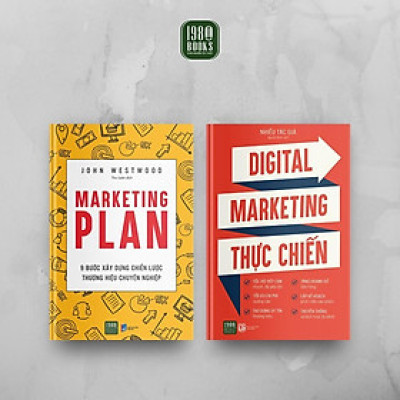 Sách - Combo 2 Cuốn: Marketing Plan + Digital Marketing Thực Chiến - 1980 Books