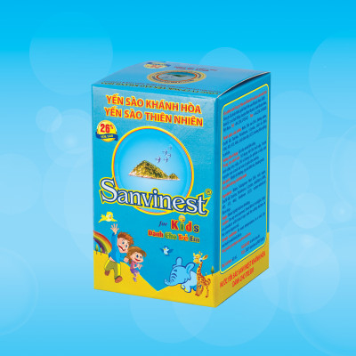 [Combo 15 lọ] Nước Yến sào Sanvinest Khánh Hòa dành cho trẻ em lọ 62ml - S211