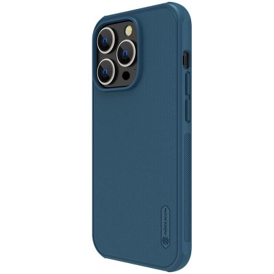Ốp lưng nhám chống sốc cho IPhone 16 Pro Max , 16 Pro , 16 Plus , 16 , 15 Pro Max , 14 Pro Max Lưng cứng viền dẻo hiệu Nillkin Super Frosted - hàng chính hãng