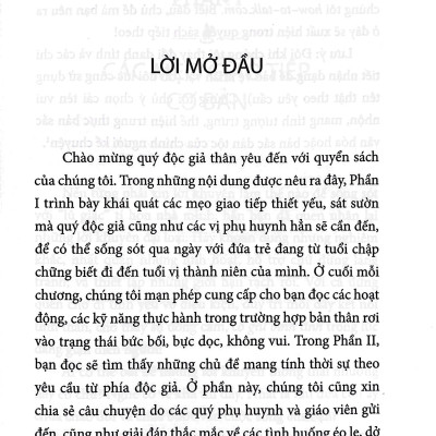 Nói Sao Khi Trẻ Không Nghe Lời (PN)