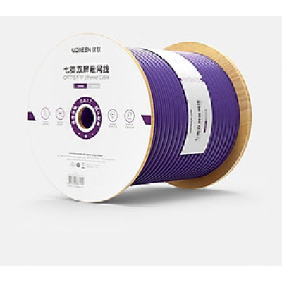 Ugreen 70318 Cáp mạng dài 305M CAT7 tốc độ 10 Gigabit 600 Mhz lõi đồng nguyên chất NW125 Hàng chính hãng