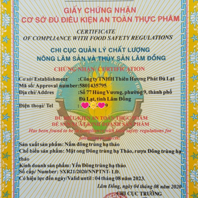 Đông Trùng Hạ Thảo Sấy Thăng Hoa Cao Cấp (hũ 12 gram) - Thiên Hương Phát Đà Lạt