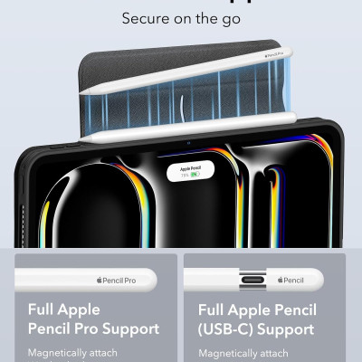 Bao Da dành cho iPad Pro 11 inch / iPad Pro 13 inch 2024 ESR Rebound Hybrid Case 360 - Hàng Chính Hãng