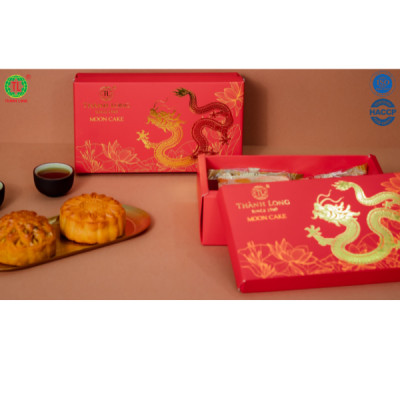 Hộp bánh trung thu 2 bánh chay 220g - Combo chay 2 - Thành Long (440g) - VIỆT NAM