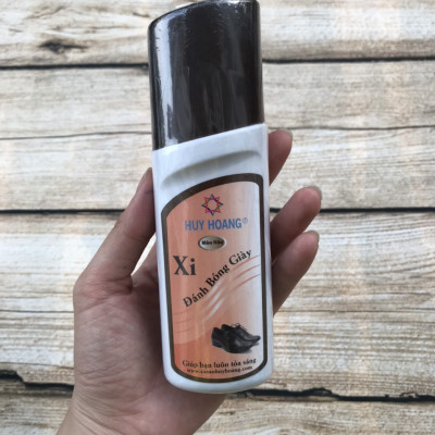 HT9129-30-31-32-33 - Xi nước đánh bóng Huy Hoàng màu đen, nâu, vàng bò, trắng, không màu