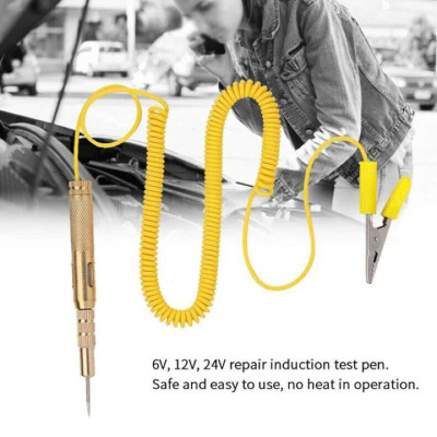 Bút Thử Điện Ô Tô, Xe Máy 12V – 24V Mẫu Mới Siêu Nhạy | Dụng Cụ Đo Điện Cao Cấp, Chính Xác, ĐÈN TRANG TRÍ , ĐỒNG HỒ TREO TƯỜNG