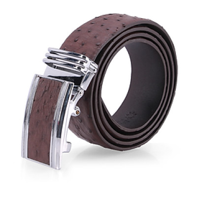 Dây nịt nam da đà điểu Huy Hoàng da hột 4P nhiều màu HJ4433-34-35-54-79-81 