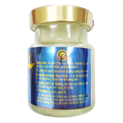 Hộp Yến sào Bionest Gold Isomalt cao cấp (dành cho người tiểu đường) - hộp 6 lọ