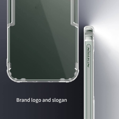 Ốp lưng dẻo silicon cho iPhone 12 Pro Max 6.7 inch hiệu Nillkin Nature TPU mỏng 0.6mm, chống trầy xước - Hàng chính hãng