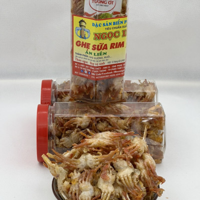 Đặc sản Phan Thiết - Ghẹ Sữa Rim Gói (Hộp) 100 Gram Đã Chế Biến Ăn Liền Ngon Ơi Là Ngon Của. Hạn Sử Dụng 12 Tháng Kể Từ Ngày Đặt Hàng - OCOP 4 Sao