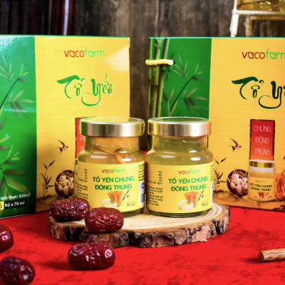 Yến chưng đông trùng hạ thảo (6 Hũ/ lốc)