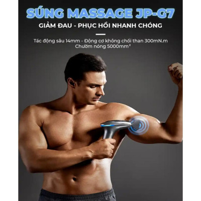 Máy massage cầm tay OKACHI JP-G7 (Cao Cấp) Giúp Massage Toàn Thân