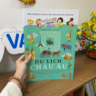 Trò Chơi Giải Mã Mê Cung - Du Lịch Châu Âu (Tác Giả : Phái Đường) - Vanlangbooks