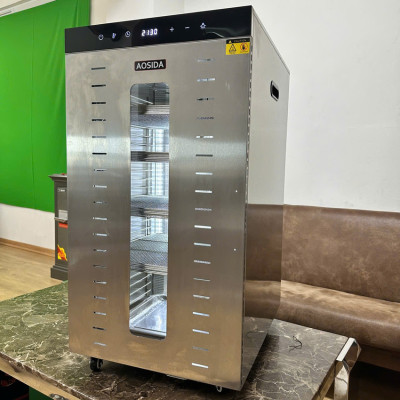 Máy sấy thực phẩm công nghiệp thương hiệu cao cấp AOSIDA SS-24H 24 khay - Dung tích 215L - Hàng Chính Hãng