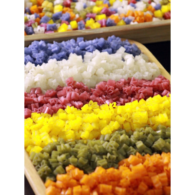 Nui Ngũ Sắc Hữu Cơ Rau Củ Hình Hoa Sen Giảm Cân Ăn Kiêng