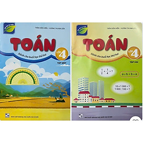 ￼Sách - (Combo 2 tập) Toán 4  (Dành cho buổi học thứ hai) - Kết nối tri thức với cuộc sống