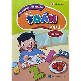 ￼Sách -Bài tập phát triển năng lực môn Toán lớp 1 -Tập Một ( cánh diều )
