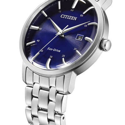 Đồng Hồ Nam Citizen Eco-Drive BM7461-85L (40mm) - Dây Kim Loại - Kính Khoáng - Mặt Xanh