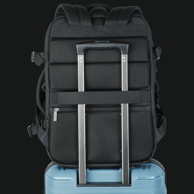 Balo Du Lịch Laptop 15.6 Inch SAKOS PLENA Có Thể Mở Rộng - Hàng Chính Hãng