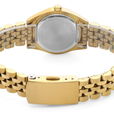 Đồng Hồ Nữ Citizen Đính Đá Swarovski Dây Thép Không Gỉ EU6062-50P - Mặt Vàng