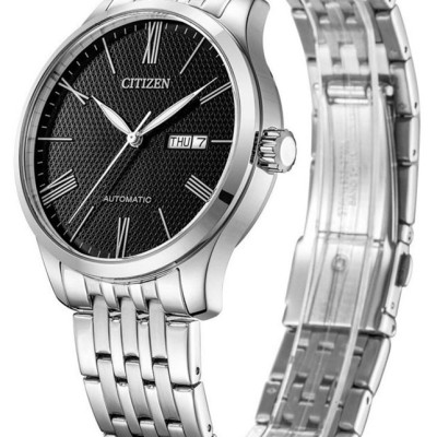 Đồng Hồ Nam Citizen Dây Thép Không Gỉ NH8350-59E - Mặt Đen
