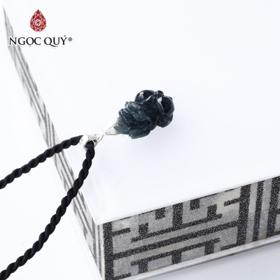 Mặt dây chuyền tỳ hưu sapphire mệnh thủy, mộc - Ngọc Quý Gemstones