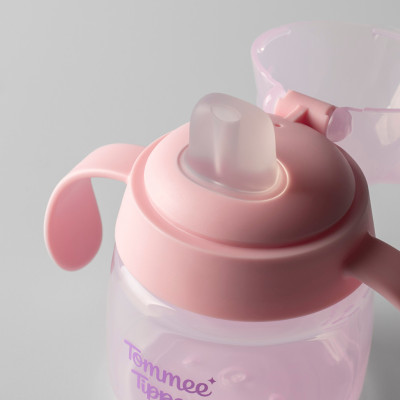 Bình tập uống nước có vòi mút chống tràn, chống sặc Tommee Tippee Soft Spout, 150ml, cho bé từ 4 tháng – Xanh