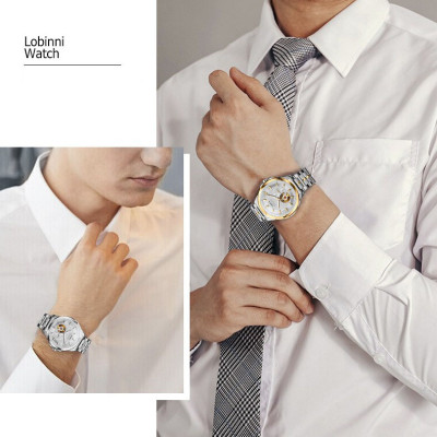 Đồng hồ nam Lobinni L5007-2 chính hãng Thụy Sỹ