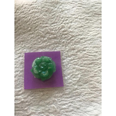 MẶT TRANG SỨC NỮ  HÌNH HOA MẪU ĐƠN ĐÁ CẨM THẠCH TỰ NHIÊN ĐẸP 18mm dầy 5mm LÀM MẶT DÂY CHUYỀN HAY NHẪN