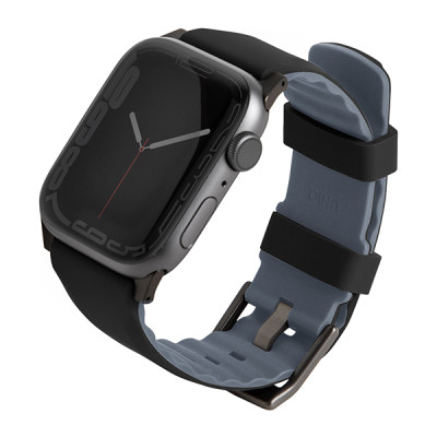 Dây đeo UNIQ Linus Waterproof Airsoft Silicone 38/40/41mm For Apple Watch Series 1-8/SE mềm mịn chống thấm mồ hôi nước