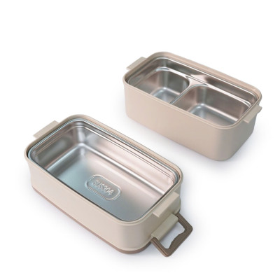 Hộp cơm 2 tầng inox 304 Kalpen dung tích 1900ml AR10 - Hàng chính hãng