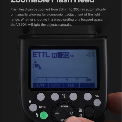 Đèn Flash Godox V860III cho máy ảnh Canon Hàng Chính Hãng