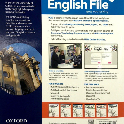 American English File: Level 2: Students Book With Online Practice - 3rd Edition