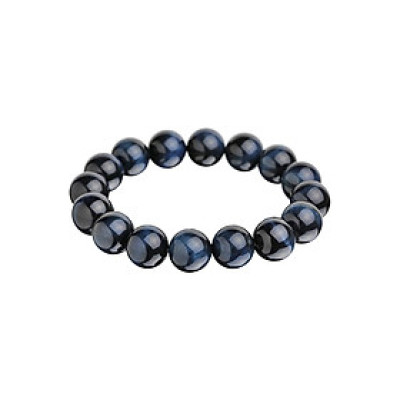 Vòng Tay Đá Mắt Hổ Xanh Đen 8mm