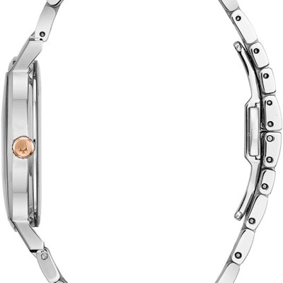 Đồng Hồ Nữ Bulova Dây Thép Không Gỉ 98M130 - Mặt Trắng