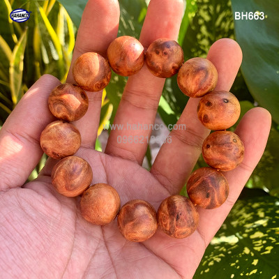 Vòng tay Nu huyết long Thấu quang để mộc hàng VIP - Mùi thơm vĩnh viễn [BH663] Bracelets of HAHANCO