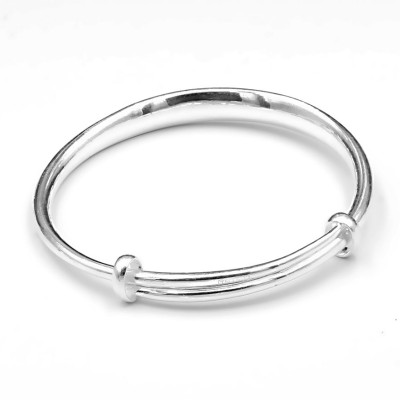 Lắc Tay Nữ Bạc Ta Tự Chỉnh Size Bạc Hiểu Minh LTU512