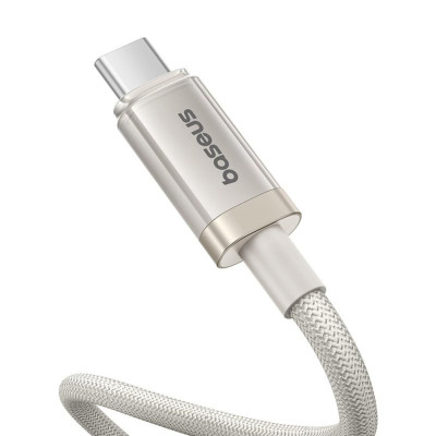 Cáp sạc nhanh Type-C to Type-C Baseus Titanium Alloy Fast Charging Cable 100W (480Mbps) - Hàng chính hãng