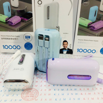 ãngPin sạc dự phòng SH-015 công suất 22.5W sạc siêu nhanh, dung lượng 10000mAh sạc nhanh hai chiều, có tiêu chuẩn 3C, hàng chính hãng