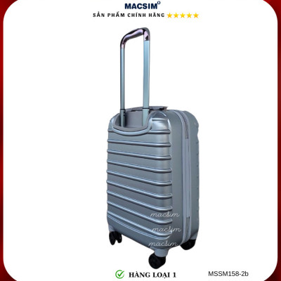 Vali cao cấp Macsim Smooire MSSM158-2b cỡ 20 inch màu silver - Hàng loại 1