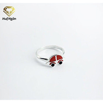 Nhẫn bạc Ý 925 Huệ Ngân - Little Car TJ029 (li tay nhỏ)